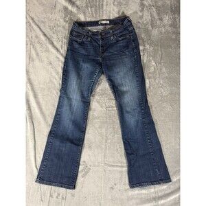 Levis 529 Jeans Womens Sz. 12 Blue Curvy Bootcut Stretch Denim Pants ~30" Inseam